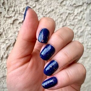 *Retired* Color Street: Deepwater Opal | Navy Blue Iridescent Glitter Sparkle